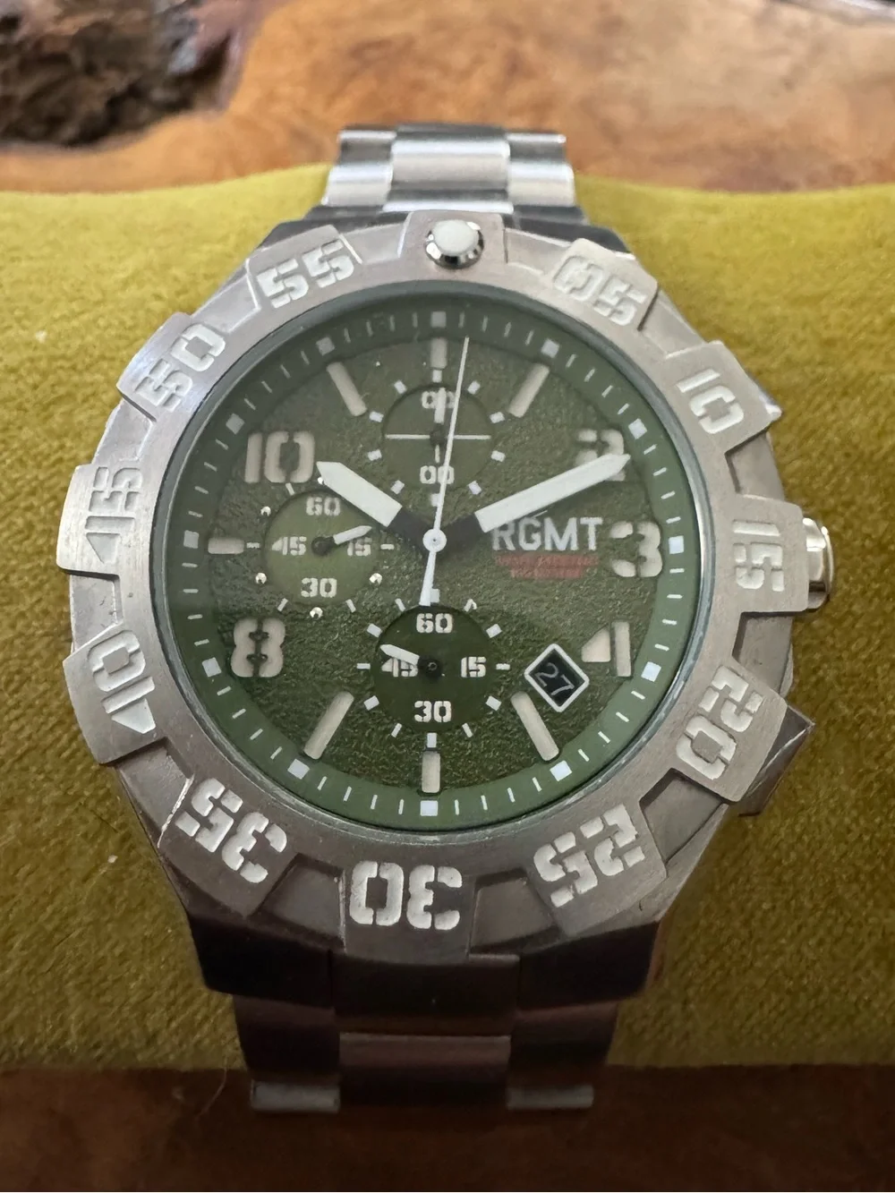 RGMT Tactical Green Chronograph Watch